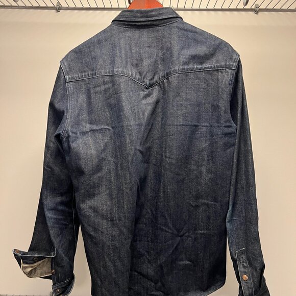 Nudie Selvedge Raw Denim Shirt, XL – Light Wear - Picture 2 of 3